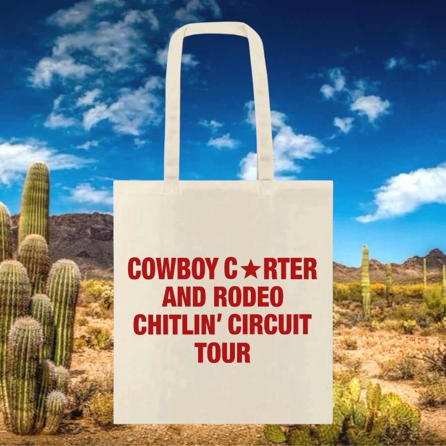 COWBOY CARTER TOUR TOTE BAG