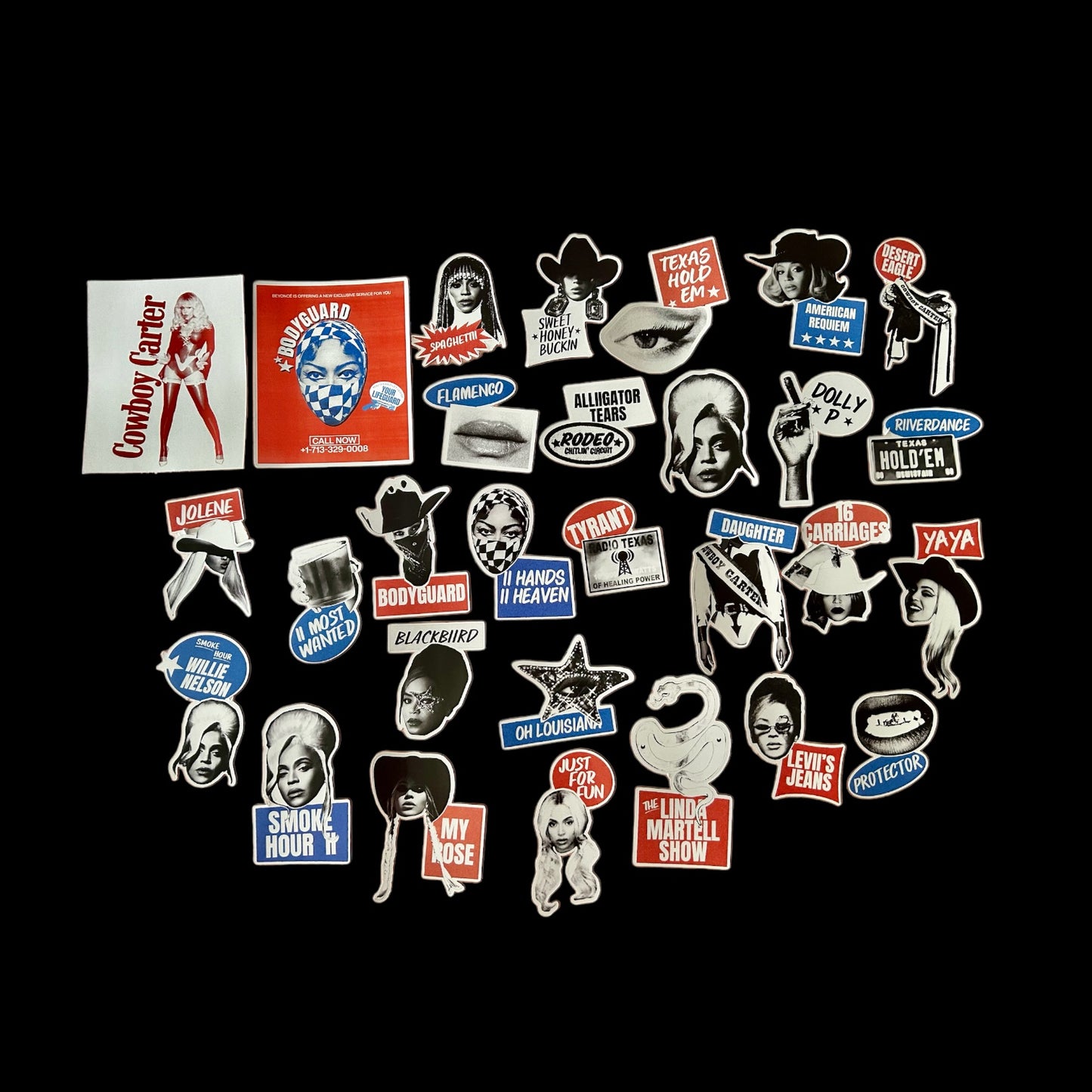 PACK STICKERS★ ACT II COWBOY CARTER★