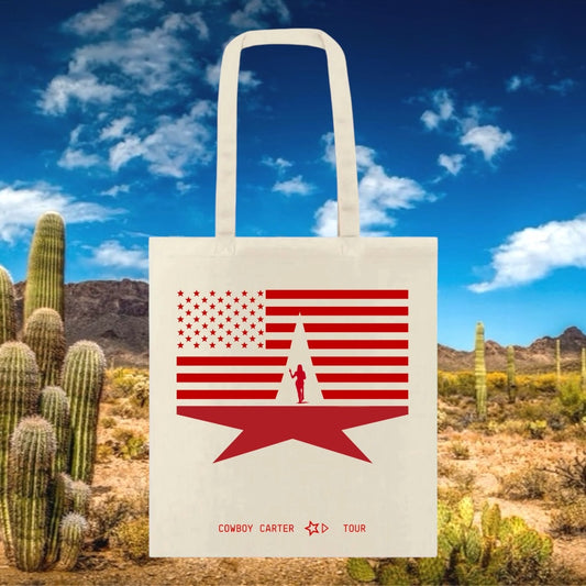 COWBOY CARTER TOUR TOTE BAG