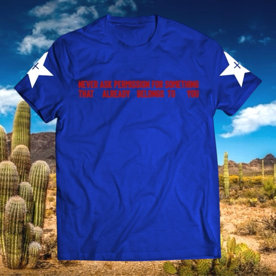 NEVER ASK PERMISSION TEE