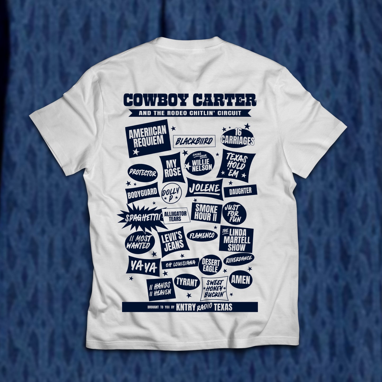 COWBOY CARTER TRACKLIST TEE