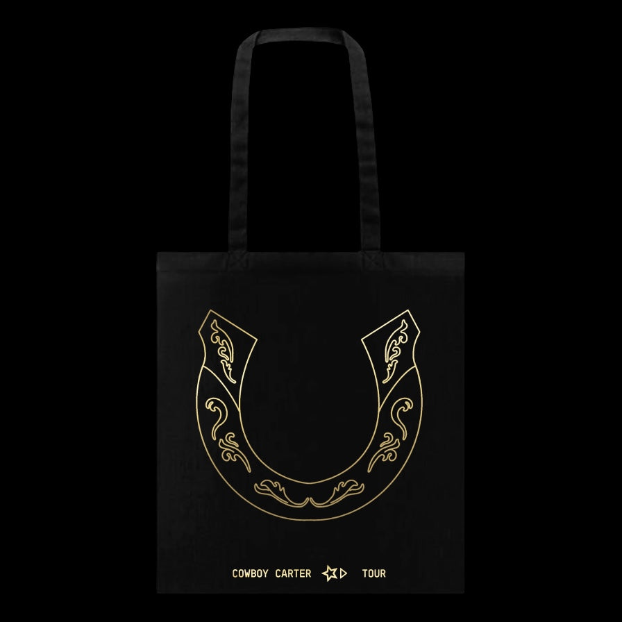 GOLDEN HORSESHOE TOTE BAG