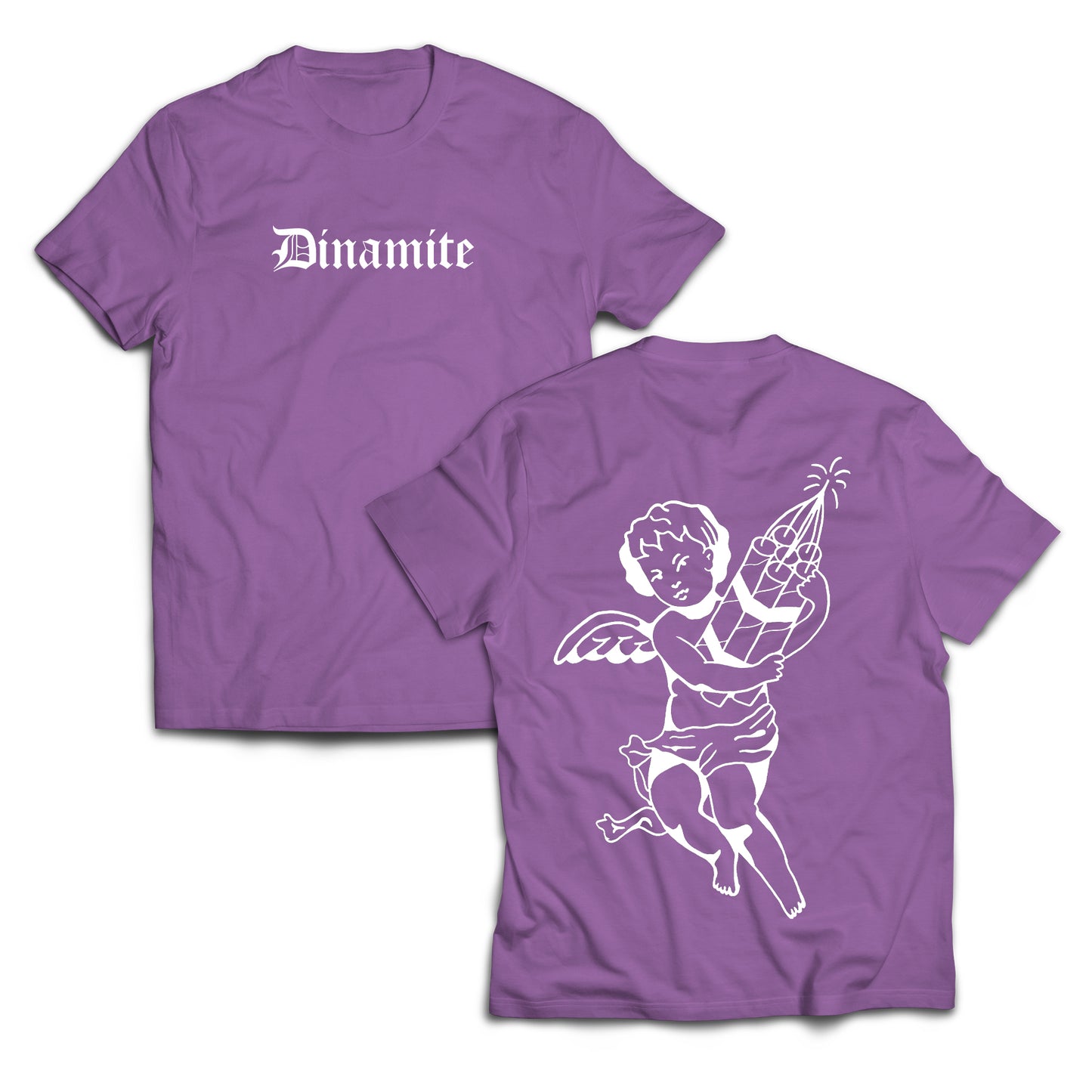 DINAMITE ÁNGEL MORADO TEE